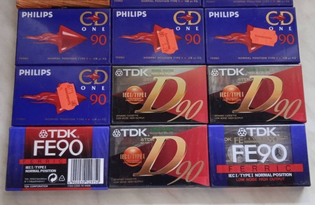 12DB TDK-Philips Új kazetta eladó