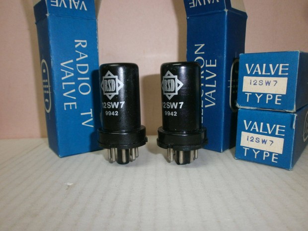 12SW7 - RSD ( G. Electric) - Usa - Hi-Fi - Audio Triode - NOS