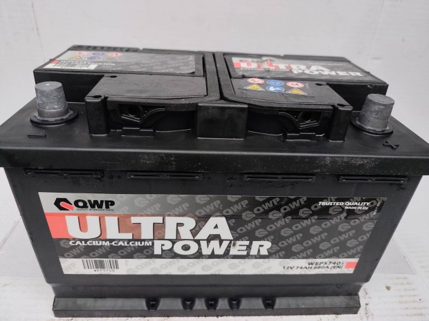 12V74ah Qwp Ultra Power akkumultor 3 hnap garancival