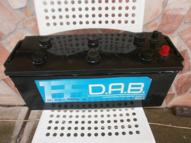 12V 155 AH DAB akkumul�tor