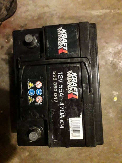 12V 55Ah Indt akkumultor j ll. elad