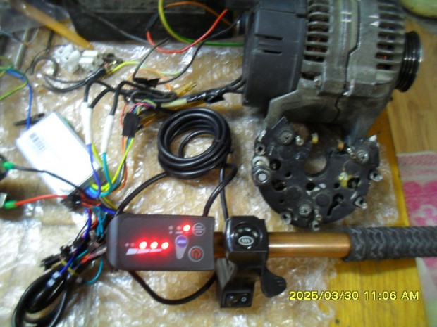 12V/900W-os gener�tor BLDC motorr� alak�tva