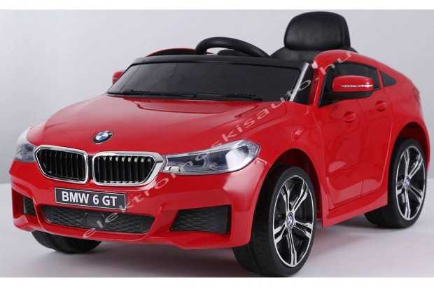 12V-os BMW GT 1 személyes piros eredeti licenc elektromos kisautó