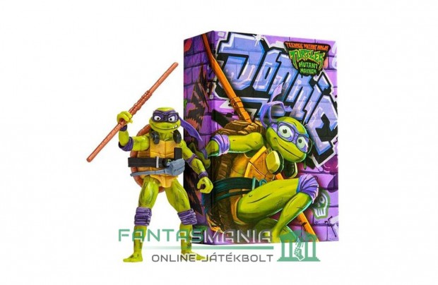 12-14 cm Tini Nindzsa Teknck figura Mutant Mayhem: Donatello