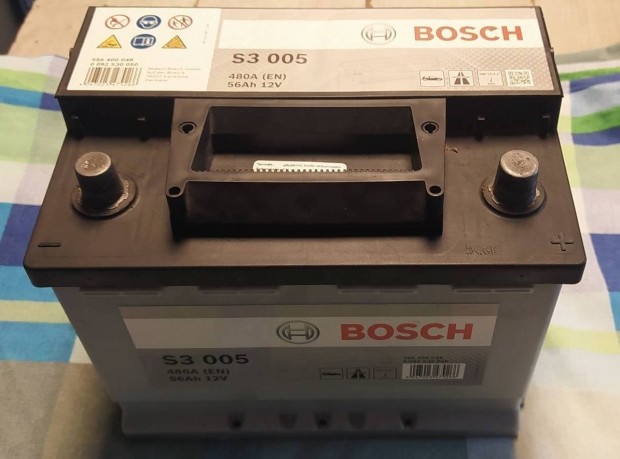 12 V 56 Ah akkumultor  Bosch S3 hasznlt