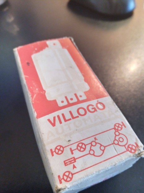 12 V-os, retro villogó automata eladó