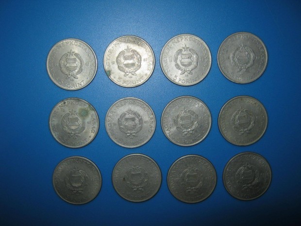 12 db 5 Forint rme, pnz