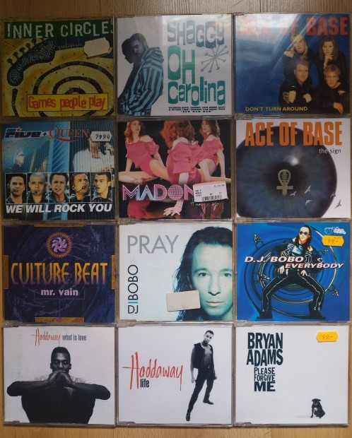12 db Maxi CD egyben