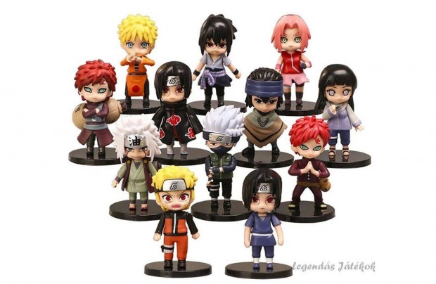 12 db-os Naruto figura szett