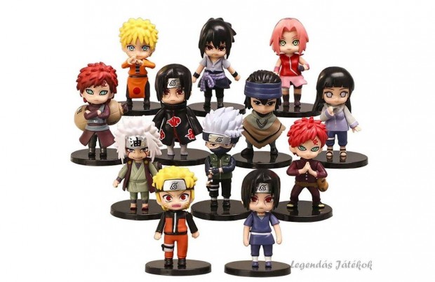 12 db-os Naruto figura szett