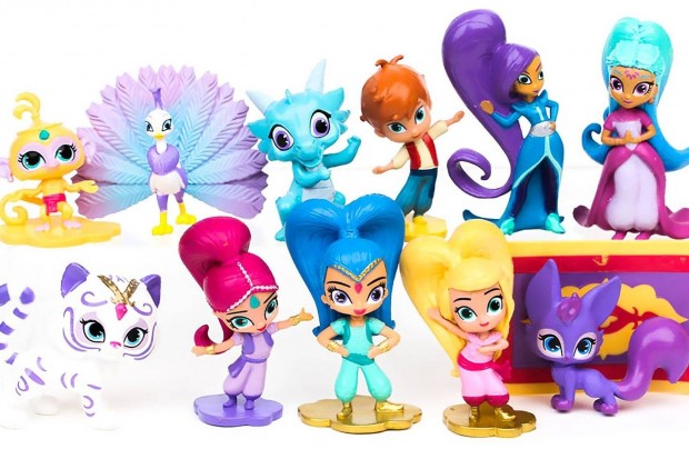 12 db-os Shimmer s Shine figura szett