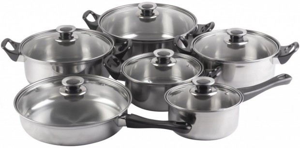 12 r�szes inox ed�nyk�szlet G103