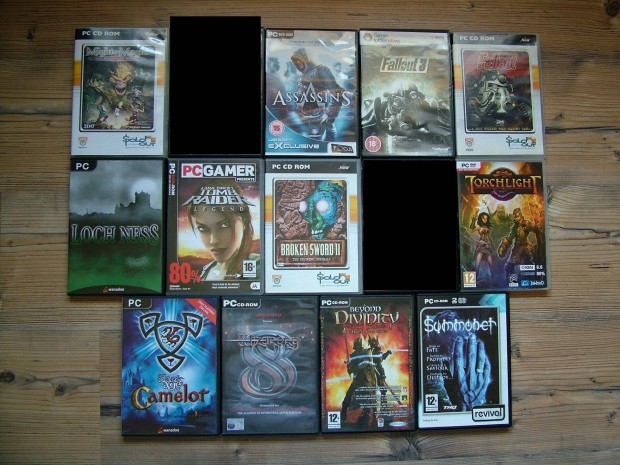 12db PC Fantasy jtk Tomb Raider Fallout Broken Sword Torchlight