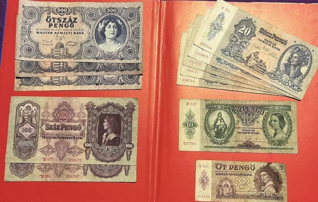 12db magyar bankjegy LOT 