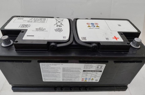 12v105ah BMW AGM akkumulátor 3 hónap garanciával