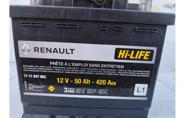 12v50Ah Renault Hi-Life akkumul�tor 6 h�nap garanci�val