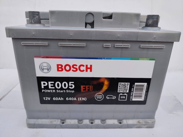 12v60ah Bosch EFB akkumul�tor 3 h�nap garanci�val
