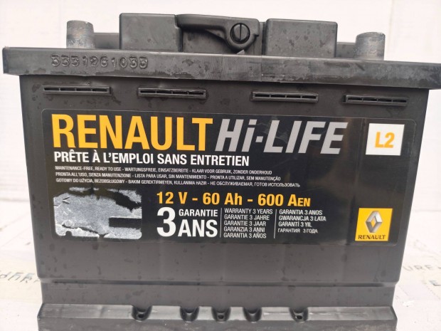 12v60ah Renault Hi-Life akkumul�tor 3 h�nap garanci�val