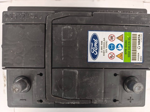 12v60ah Varta Ford akkumul�tor 3 h�nap garanci�val