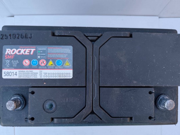 12v80ah Rocket akkumultor 3 hnap garancival