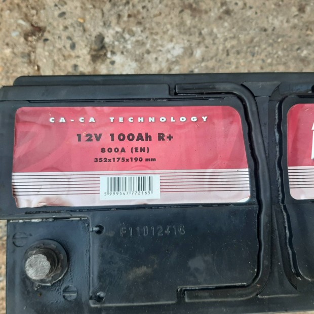 12v 100ah akkumultor teher auto elado