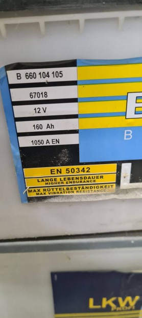 12v 160Ah akkumultor elad 2db
