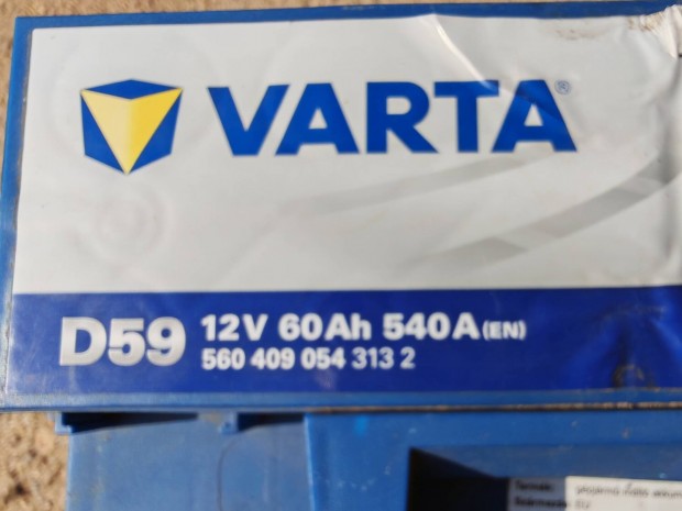 12v 60ah 540A Varta akkumlátor