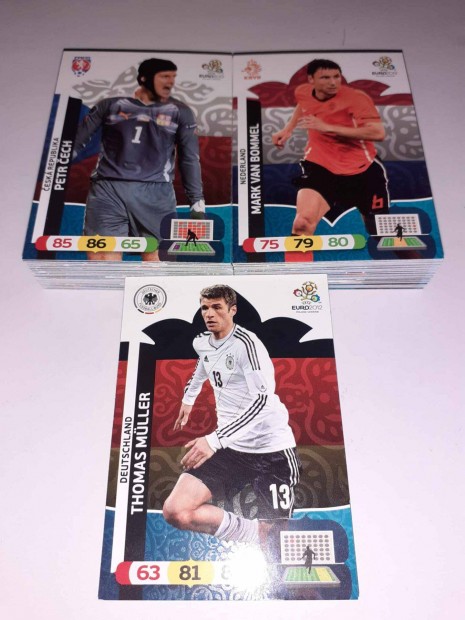 133 db Panini Euro 2012-es focis krtya