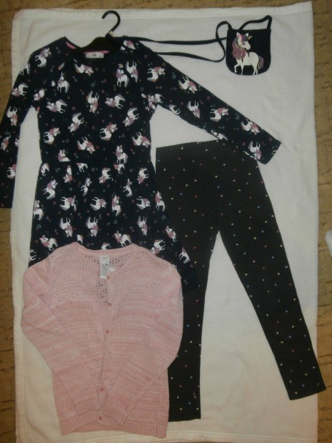 134 140 134-es 140-es lny ruhacsomag C&A, H&M jszer!