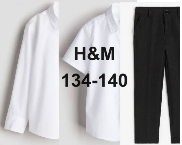 134-140 H&M nnepl szett / Alkalmi kisfi ruhk / Elegns szett