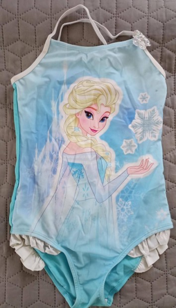 134-140-es Frozen Elsa fürdőruha újszerű