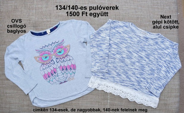 134/140-es (9-10 v) lny pulverek