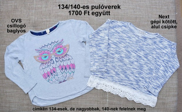 134/140-es (9-10 v) lny pulverek