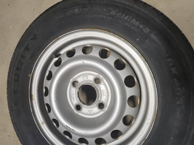 13" Utnfut, treler komplett kerekek 