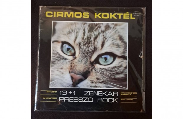 13 + 1 Zenekar Cirmos Koktl (Pressz Rock) LP