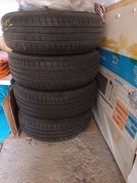 13" gyári Opel lemezfelni garnitúra 5 1/2 J x 13H2 ET46 gumikkal