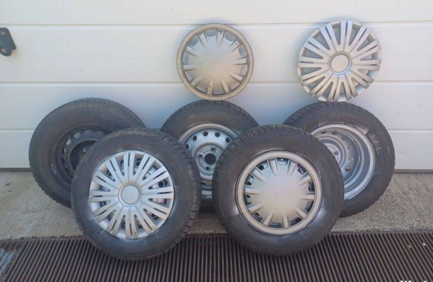 13"-os Opel Astra felni Riken 175/70 tli gumi autgumi disztrcsval