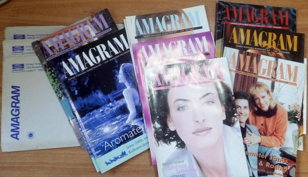 13 darab Amagram (Amway) magazin 1997, 1998, 1999 vjratbl