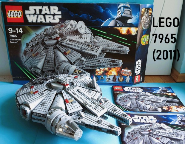 13 ves LEGO Star Wars 7965 Millennium Falcon (2011), doboz, tmutat