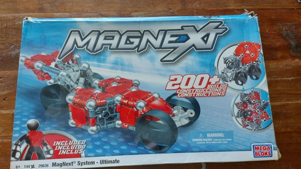 144 db-os mágneses építőjáték, Magnext