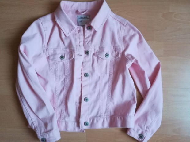 146-152 lány rózsaszín kabát 1800 Ft