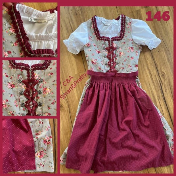 146-os bzs-bord virgos Kislny Dirndl blzzal