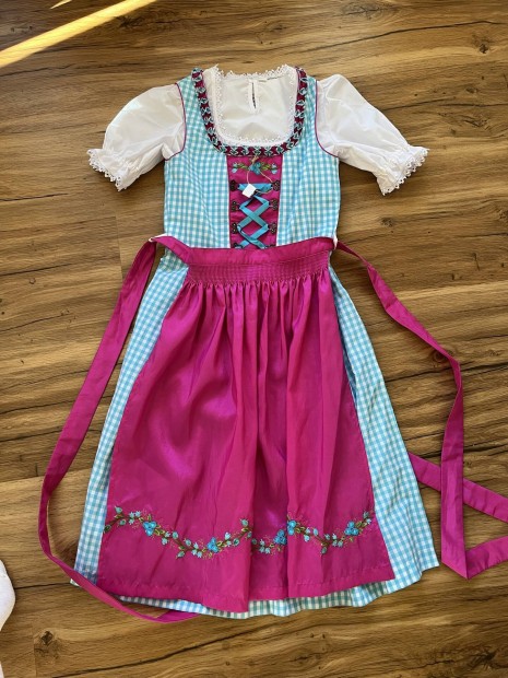 146-os vilgoskk-pink Kislny Dirndl ruha blzzal /Landhaus/