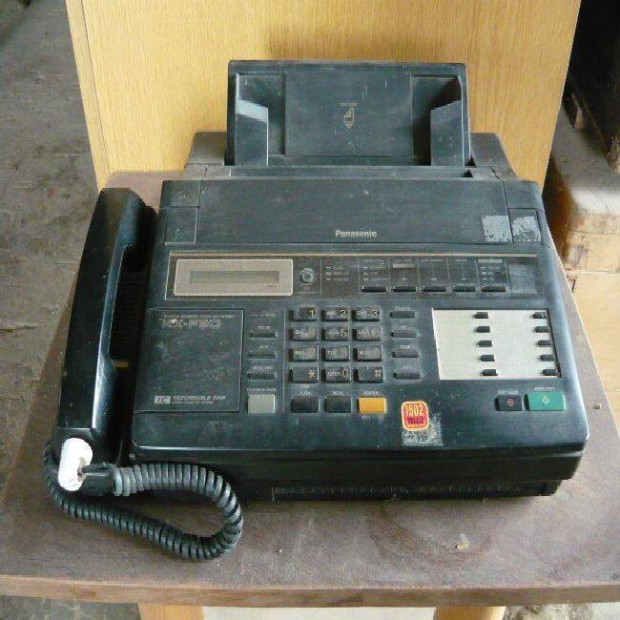 147. Panasonic telefon, fax, zenetrgzt egyben. Fekete szn. Olcs