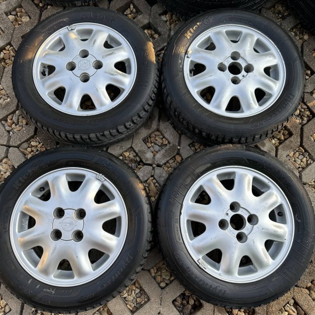 14" 4x100 5,5J ET49 Opel alufelni eladó! Gumival is!