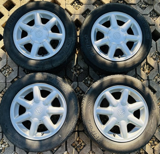 14" 4x100 6J ET45 Volkswagen alufelni eladó! Gumival is!