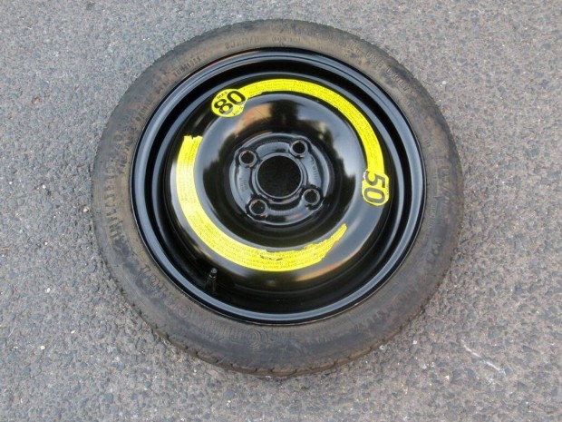 14" VW gyári mankókerék pótkerék 4x100 pót felni Polo kerék Seat Skoda