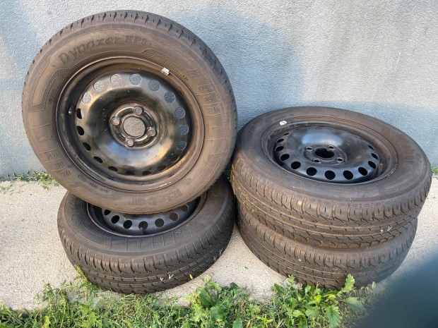 14" használt (gyári felni) lemezfelni, 175/65 nyárigumi 5Jx14 ET35