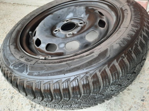 14" tli gumi szett alufelnivel, Good Year 165/65R14 M+S