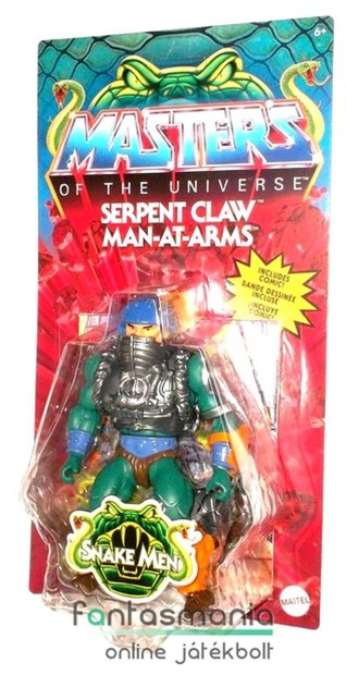 14 cm Masters of the Universe He-Man Serpent Claws Man-at-Arms figura